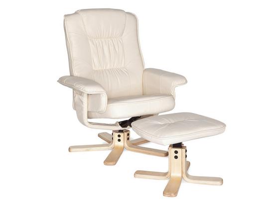 Relaxsesselset Comfort B: ca. 80 cm Creme - Birkefarben/Creme, MODERN, Textil (80/100/70cm) - Livetastic Relaxsesselset Comfort B: ca. 80 cm Creme - Birkefarben/Creme, MODERN, Textil (80/100/70cm) - Livetastic