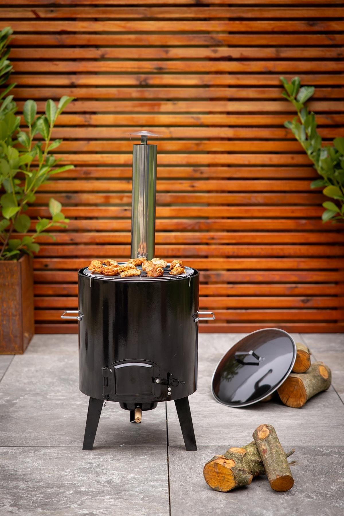 Dutch Oven Metall - Schwarz, LIFESTYLE, Metall (45,5/92/49,5cm)