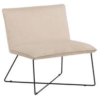 Sessel X-Lounge - Beige/Schwarz, Design, Kunststoff/Textil (61,5/82,5/72cm) - Livetastic