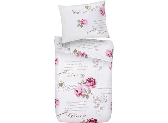 Posteľná Bielizeň Diary Rose - biela, Romantický / Vidiecky, textil - Mömax modern living Posteľná Bielizeň Diary Rose - biela, Romantický / Vidiecky, textil - Mömax modern living
