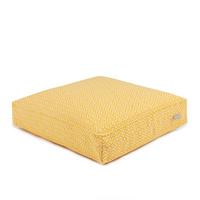 POLŠTÁŘ NA BOX DOBBY - žlutá, textil (40/40/8cm)