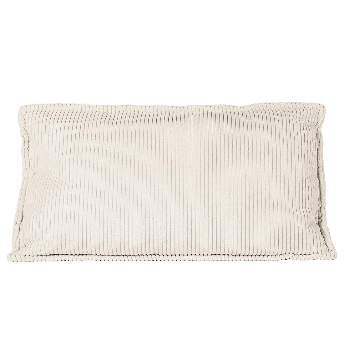 Rückenkissen Cordy, Weiß B: 83 Cm - Weiß, MODERN, Textil (83/25/42cm) - Trendmanufaktur