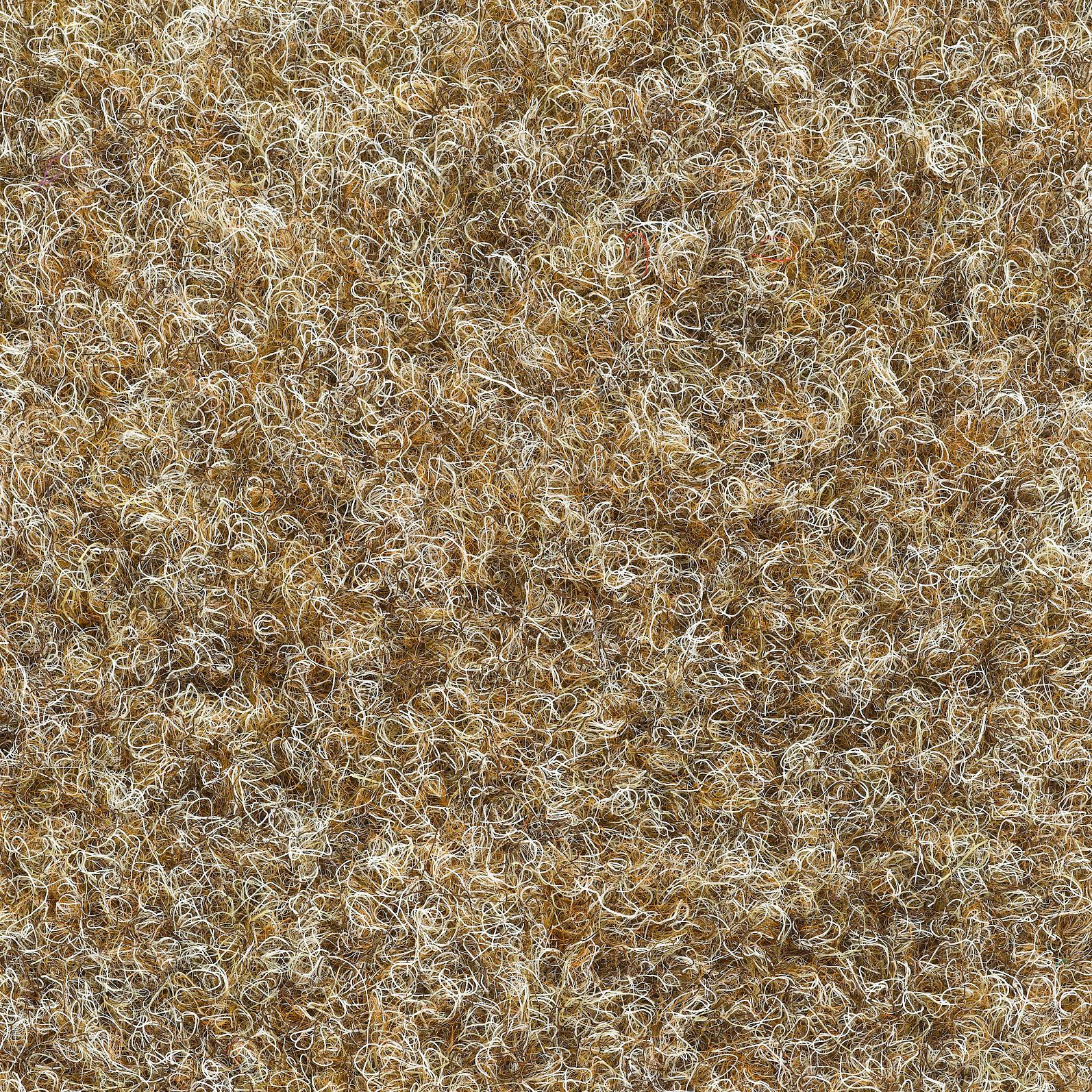 Teppichfliese Beige Solid Vel 50x50 cm Florhöhe 4 mm - Beige, Basics, Textil (50/50cm)