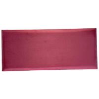 čalouněný panel 2ks, 60x30cm obdélník, bordová - bordeaux, Basics, textil (60/30/4cm) - MID.YOU