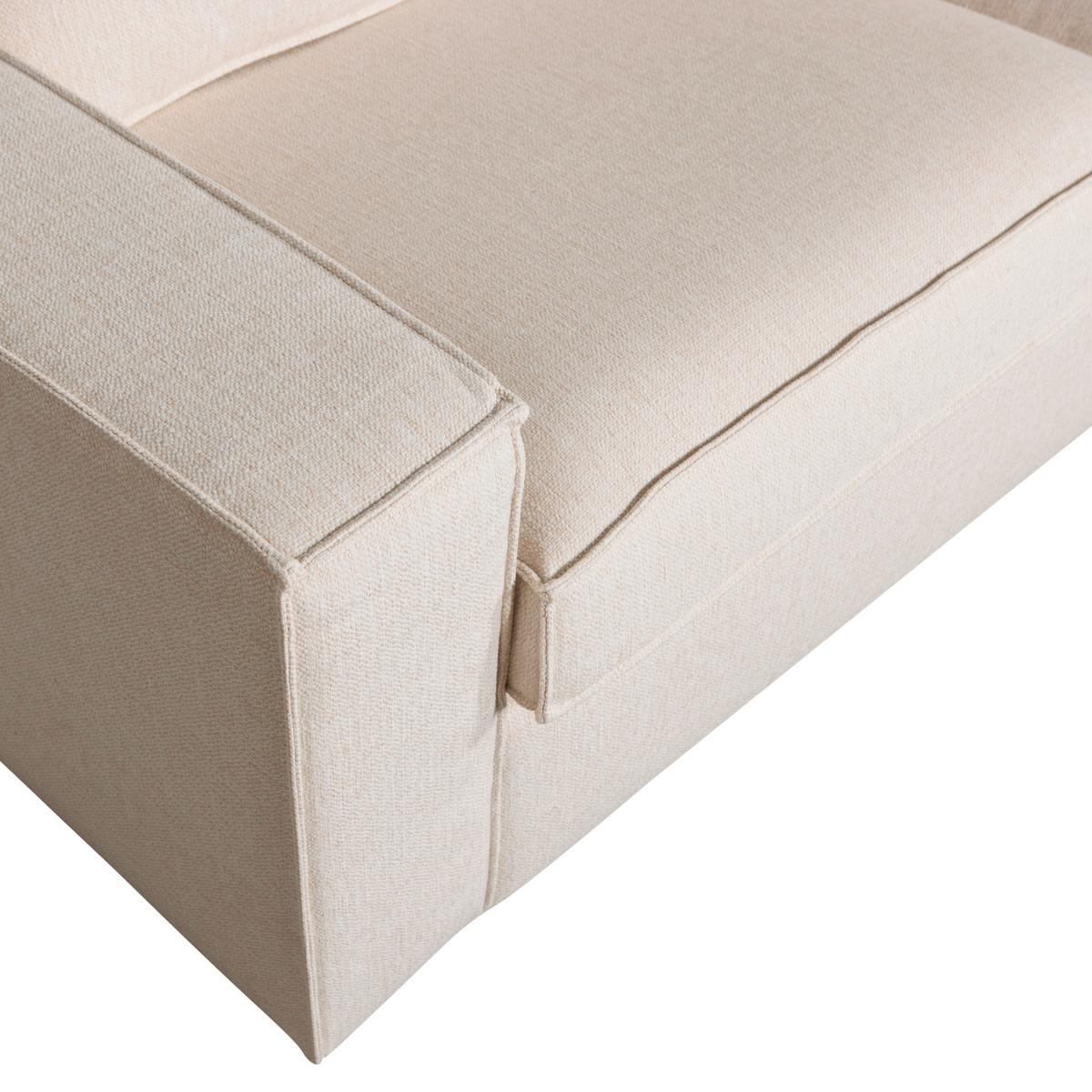 Ecksofa Thomas Naturfarben S:283x197cm - Schwarz/Naturfarben, Design, Holzwerkstoff/Textil (283/197cm) - Livetastic