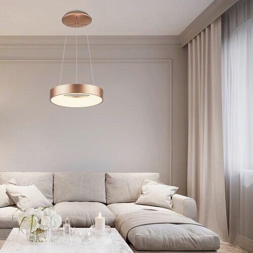 Luster CARMELLA - biela/zlatá, Modern, kov/plast (60/120cm)