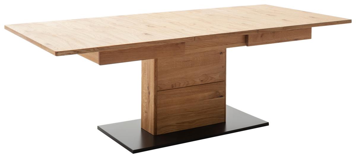 Esstisch Arezzo Wildeiche/anthrazit B: 100 Cm - Wildeiche/Anthrazit, Design, Holz/Holzwerkstoff (180/100/77cm) - MID.YOU
