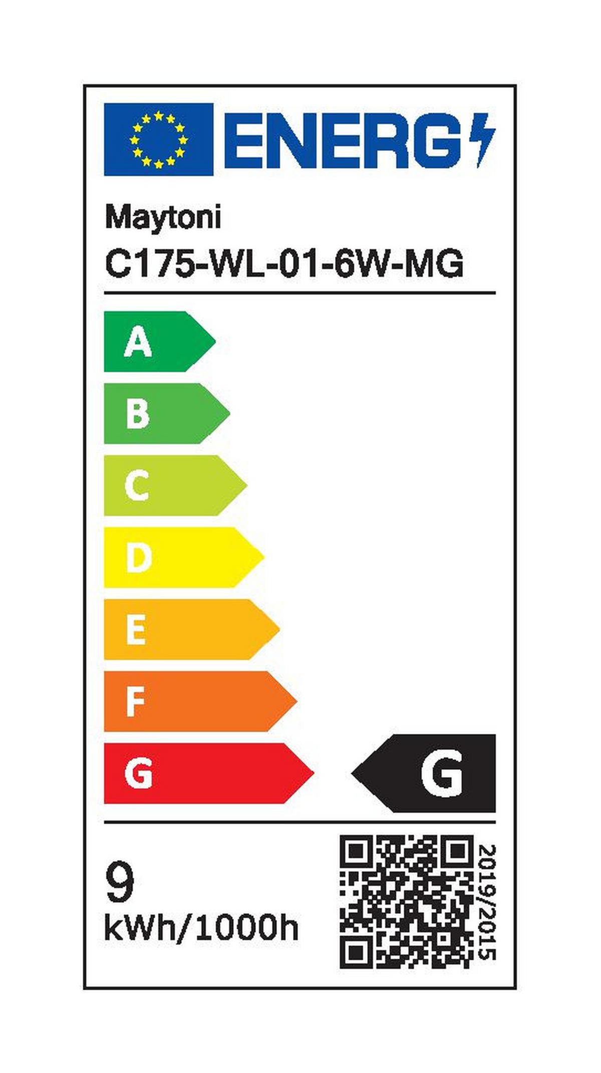 Wandleuchte Ios 176 - Goldfarben, Basics, Kunststoff/Metall (6,5/13/13cm) - MAYTONI