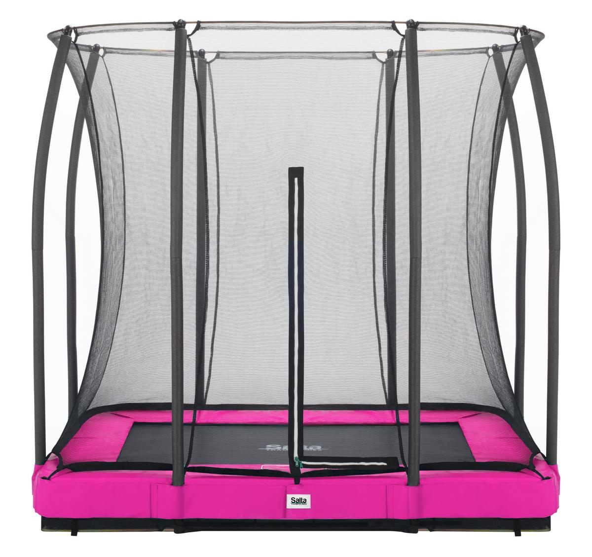 Trampolin Salta Comfort Edition Ground - Pink, Basics, Metall (214/153cm) - Salta