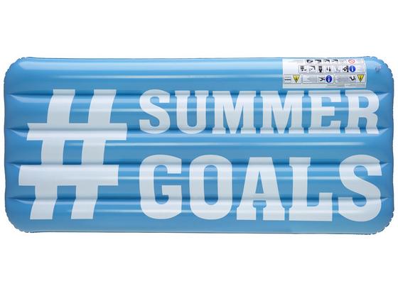 Nafukovací Matrace Hashtag - modrá, umělá hmota (190/90cm) Nafukovací Matrace Hashtag - modrá, umělá hmota (190/90cm)
