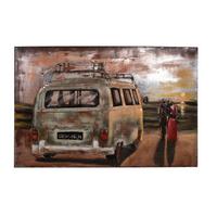 Metallbild Multicolor B: 120 Cm - Multicolor, Basics, Metall (120/80/4cm)