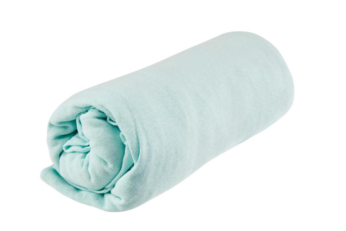 Spannleintuch Isadora 100x200 Cm Jersey-Baumwolle - Taupe/Lila, MODERN, Textil (100/200cm) - Ondega