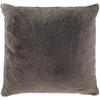 Zierkissen Cozy - Anthrazit/Silberfarben, MODERN, Textil (45/45cm) - Luca Bessoni