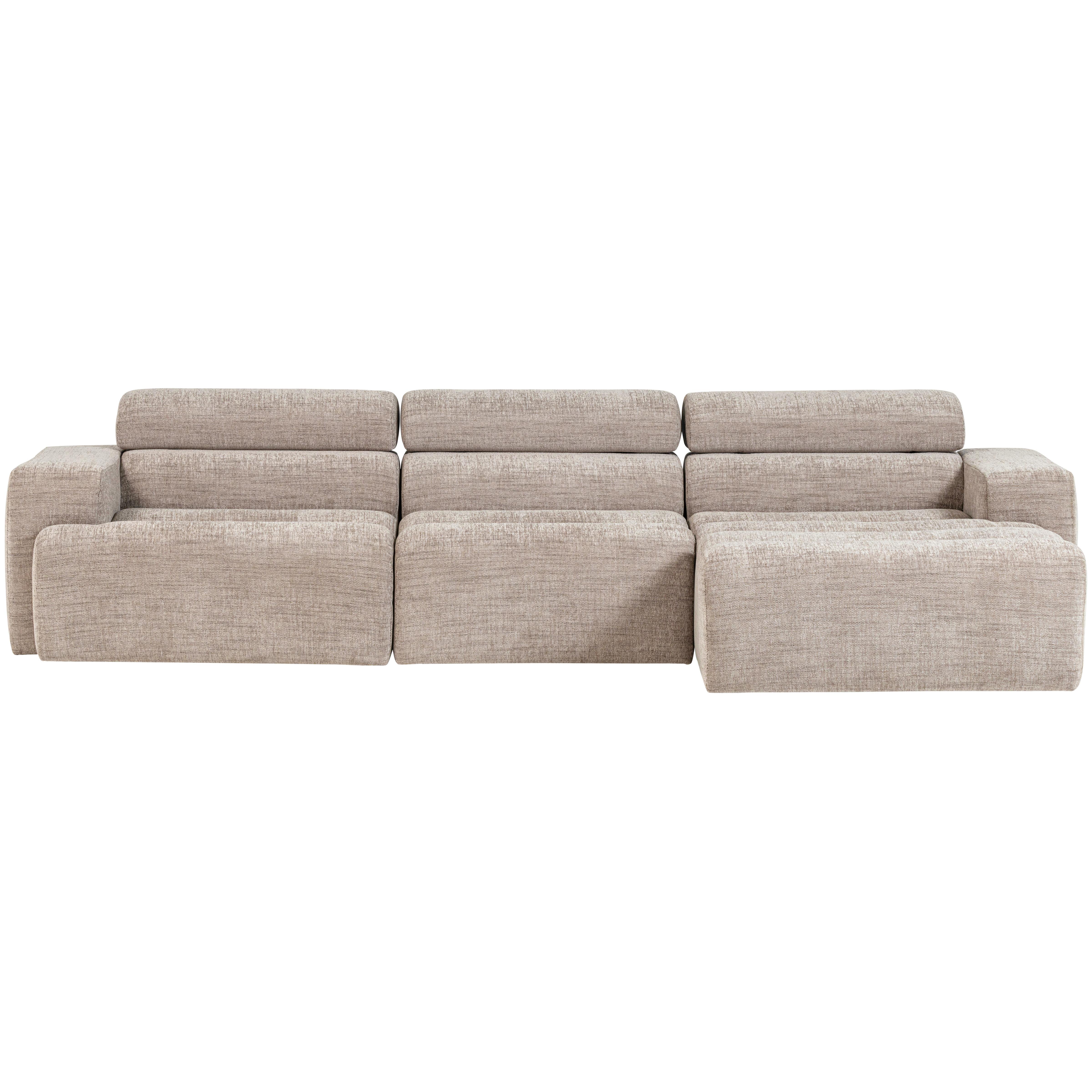 ECKSOFA Novi Naturfarben S: 300x173cm - Schwarz/Naturfarben, Design, Textil (300/173cm) - Livetastic