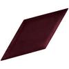 Wandpolster 2er-Set 29,5x59 Trapezförmig, Bordeaux - Bordeaux, Basics, Textil (29,5/59/4cm) - MID.YOU