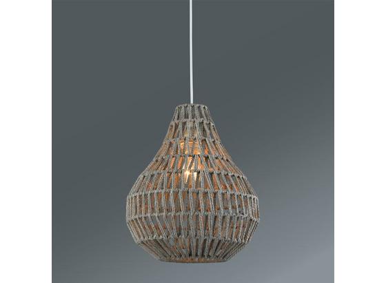 Závesná Lampa Jade - sivá, Romantický / Vidiecky, ďalšie prírodné materiály (30/147cm) - Mömax modern living Závesná Lampa Jade - sivá, Romantický / Vidiecky, ďalšie prírodné materiály (30/147cm) - Mömax modern living