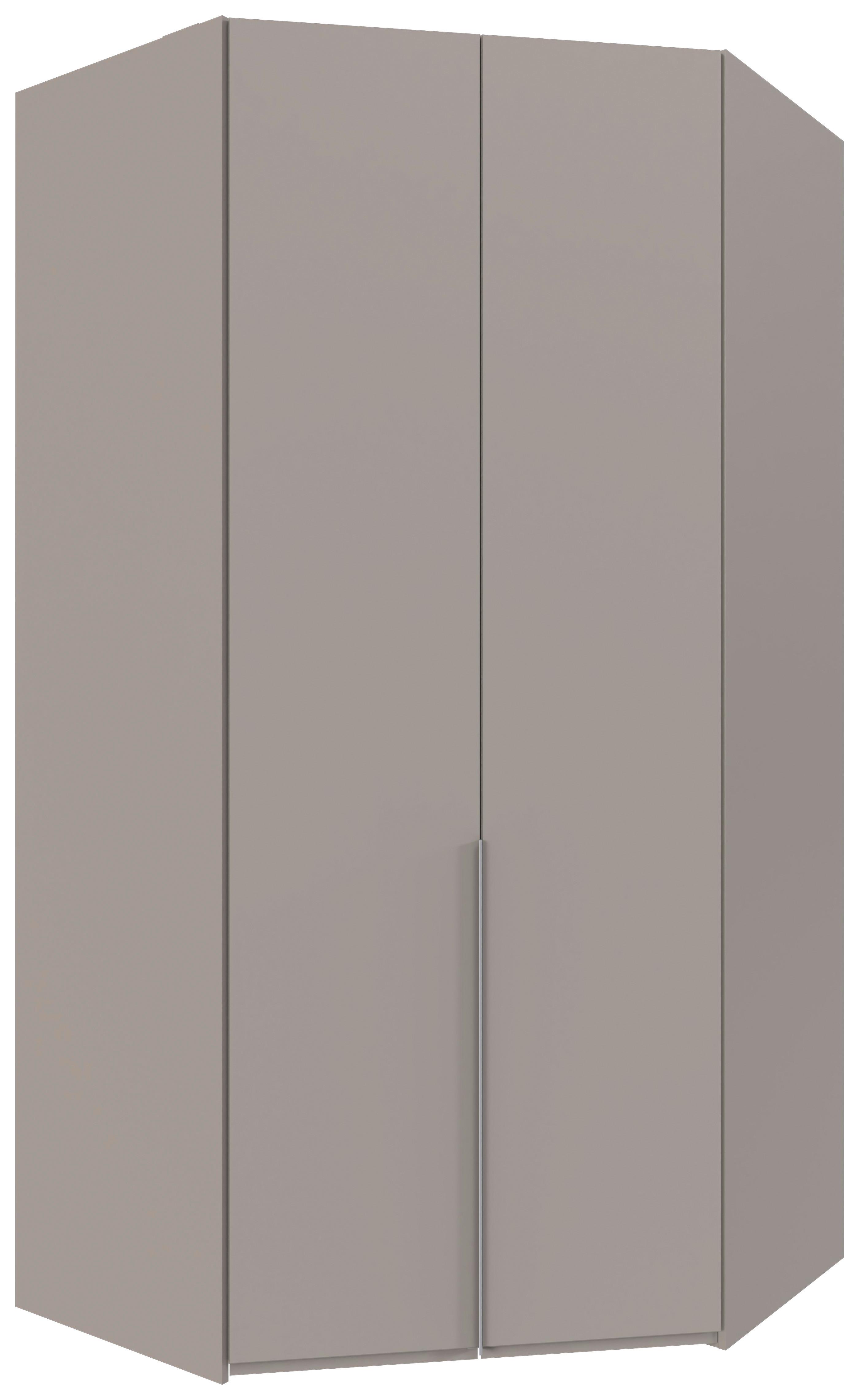 Eckkleiderschrank New York Grau/Sahara B: 120 cm - Grau/Sahara, MODERN, Holzwerkstoff (120/236/120cm) - MID.YOU