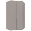 Eckkleiderschrank New York Grau/Sahara B: 120 cm - Grau/Sahara, MODERN, Holzwerkstoff (120/236/120cm) - MID.YOU