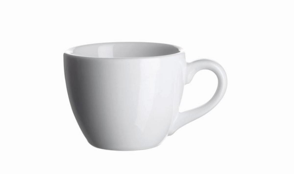 Espressotasse Mit Untertasse Colombia 12--Teilig Weiß - Weiß, Basics, Keramik - Mäser