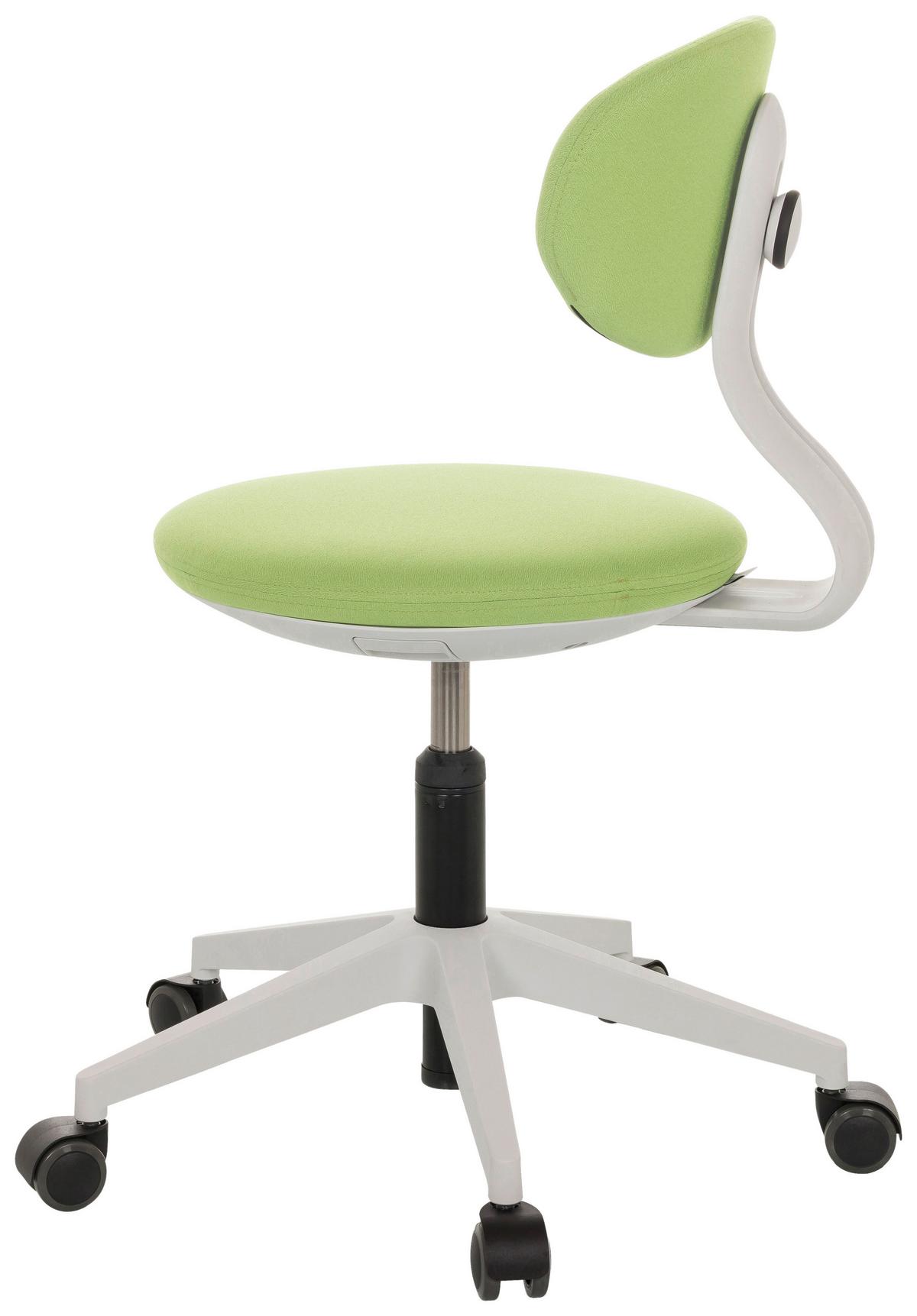 Jugenddrehstuhl Minimovo - Weiß/Grau, Basics, Kunststoff/Textil (42/66-87/52cm) - MID.YOU