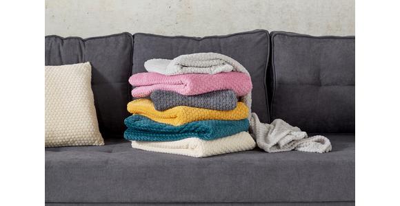 Kuscheldecke Belinda Beige 130x170 Cm - Beige, ROMANTIK / LANDHAUS, Textil (130/170cm) - James Wood