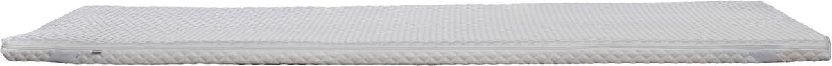 Topper Visco 100x200 Cm Viscoschaumkern - Weiß, Basics, Textil (100/200cm) - Livetastic