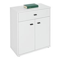 Kommode B 60 Cm Boni, Perlweiß Dekor - Weiß, MODERN, Holzwerkstoff (60/70/30cm)