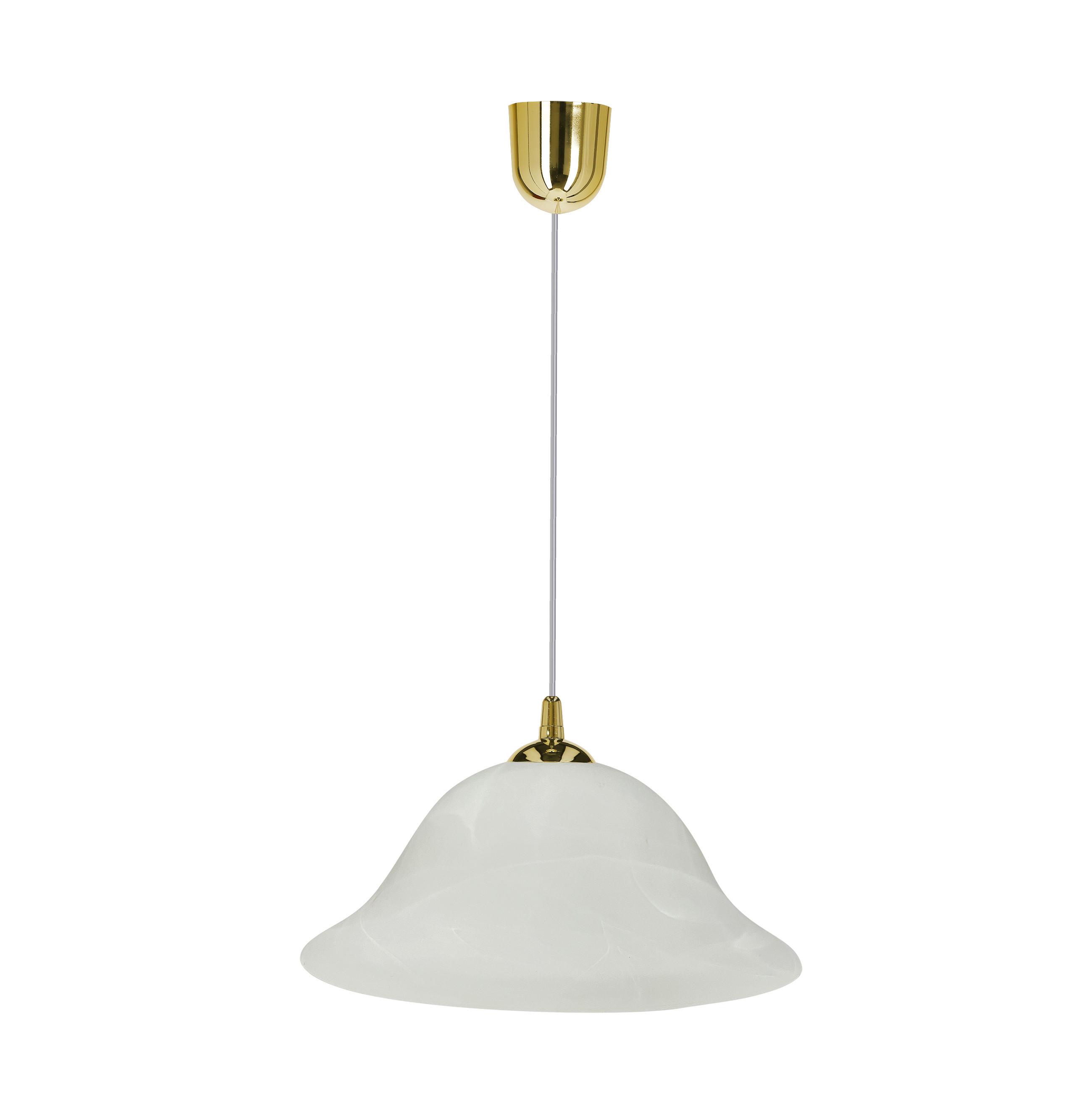 Pendelleuchte 31-24565 Vera - Goldfarben/Alabasterfarben, KONVENTIONELL, Metall (25/25/70cm)