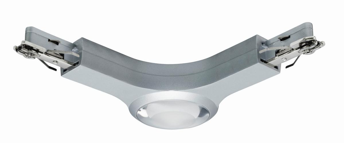 Schienensystem Urail L-Verbinder 95485 Chromfarben - Chromfarben, Design, Metall (14,1/2,7/14,1cm) - Paulmann