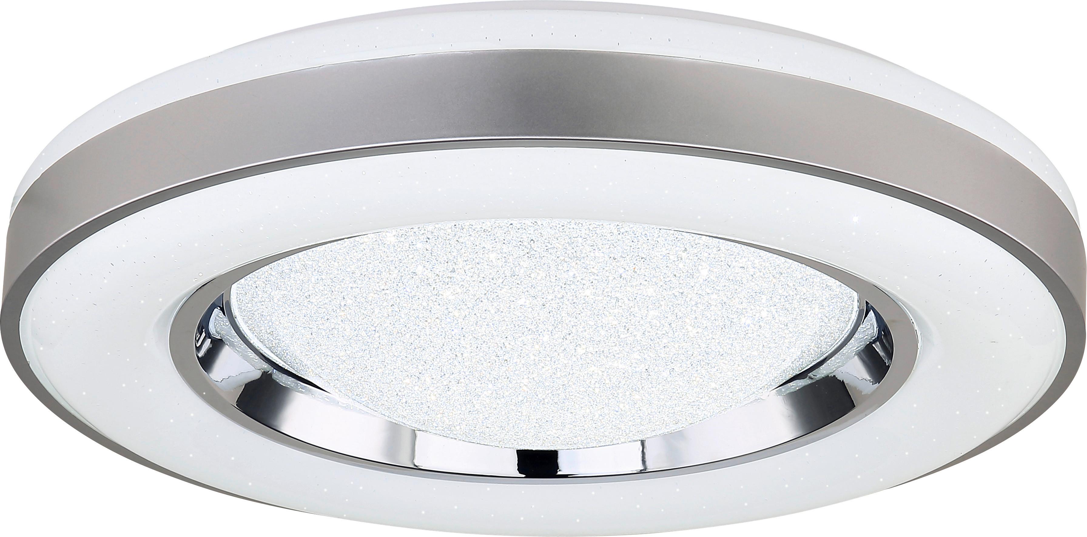 Led Mennyezeti Lámpa Leonie - fehér, Basics, műanyag/fém (50/11cm) - Luca Bessoni
