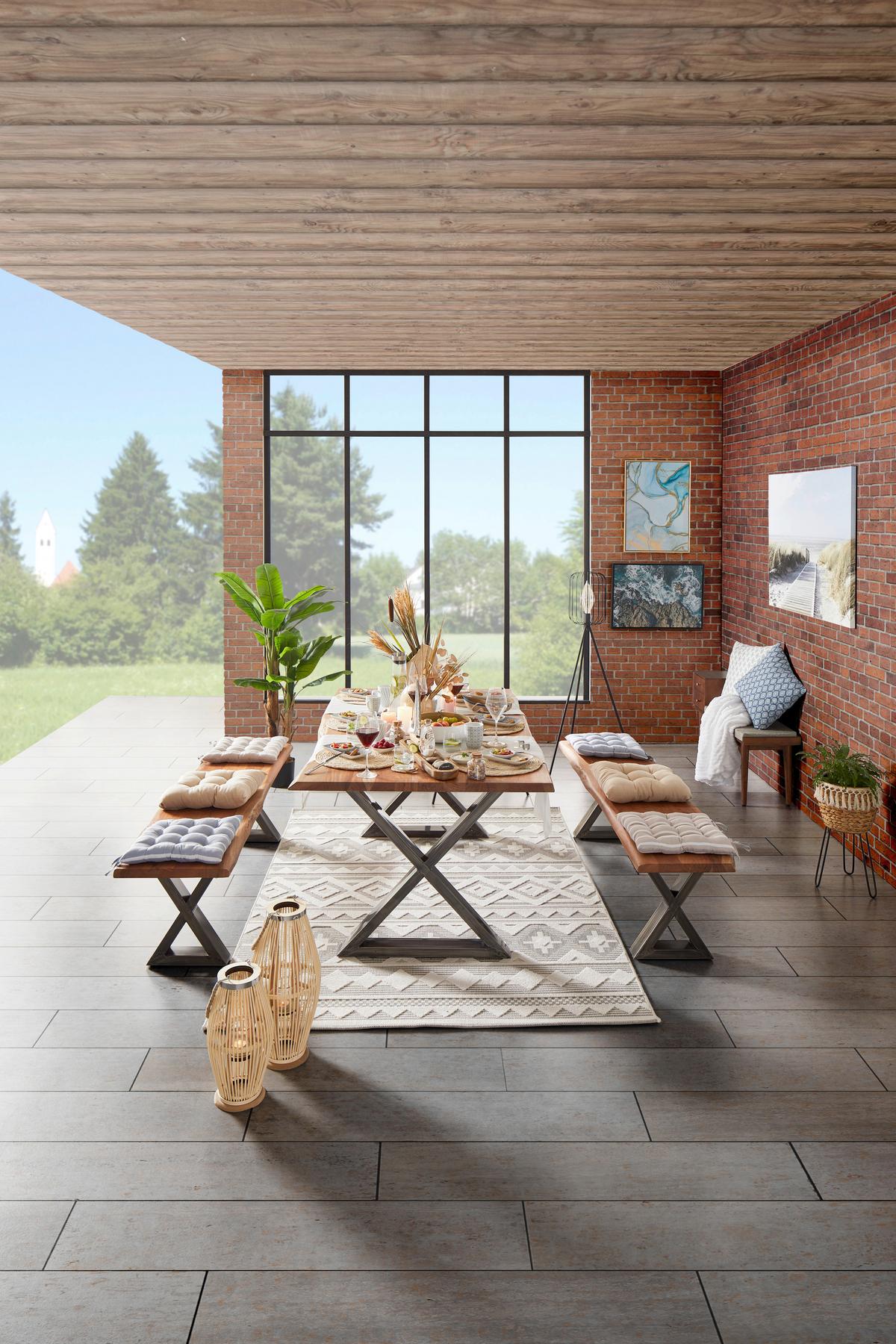 Vase Carlota Oval Bambus Naturfarben H: 17 cm - Naturfarben, MODERN, Naturmaterialien (20/17cm) - James Wood