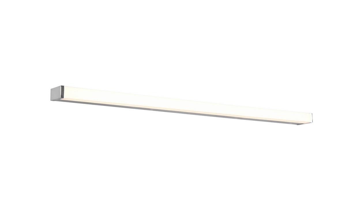 Led Bad-Wandleuchte Fabio Ip44 Warmweiß/Tageslichtweiß - Chromfarben/Weiß, Basics, Kunststoff/Metall (3,8/120/7,9cm) - Trio Leuchten