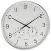 Nástenné hodiny ALUMINIUM - barvy stříbra, Basics, kov (38/4,2cm) - Mömax