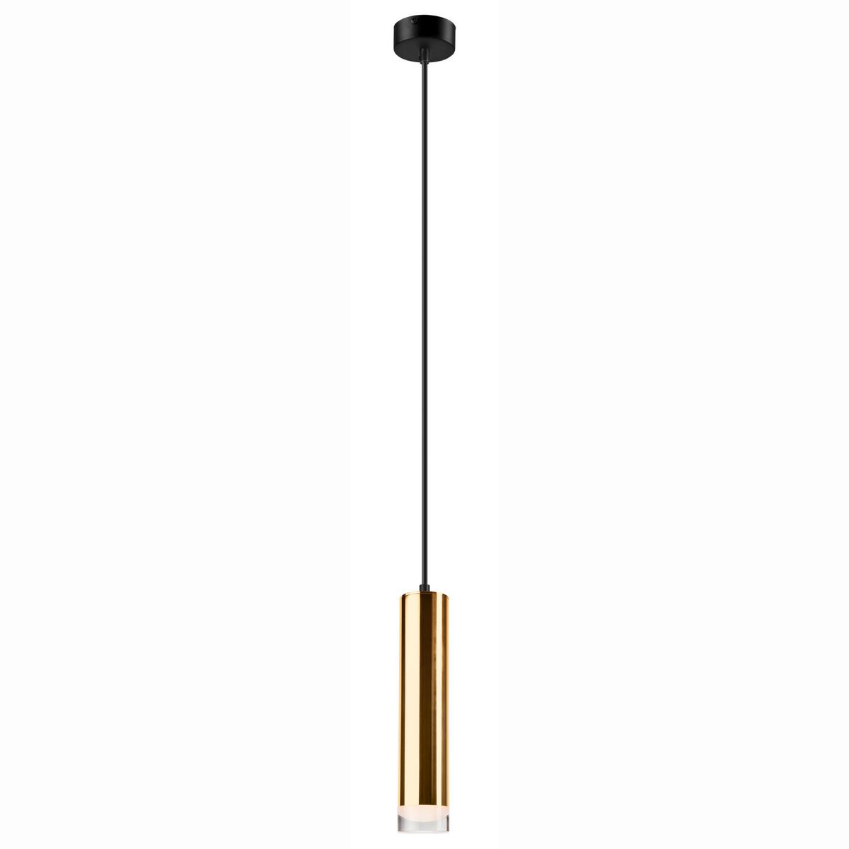 Hängeleuchte 39565 Diego Gold - Goldfarben, Design, Metall (80/100cm)