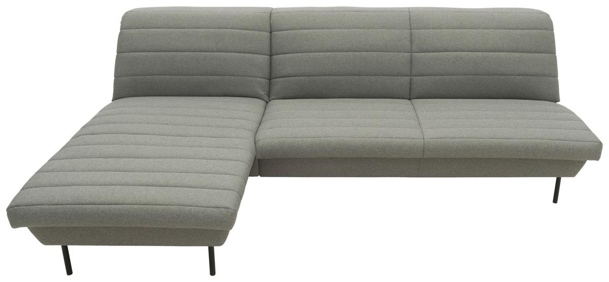Ecksofa Looks Ix Graubraun - Graubraun/Schwarz, Design, Textil (168/274cm) - LOOKS by W.Joop