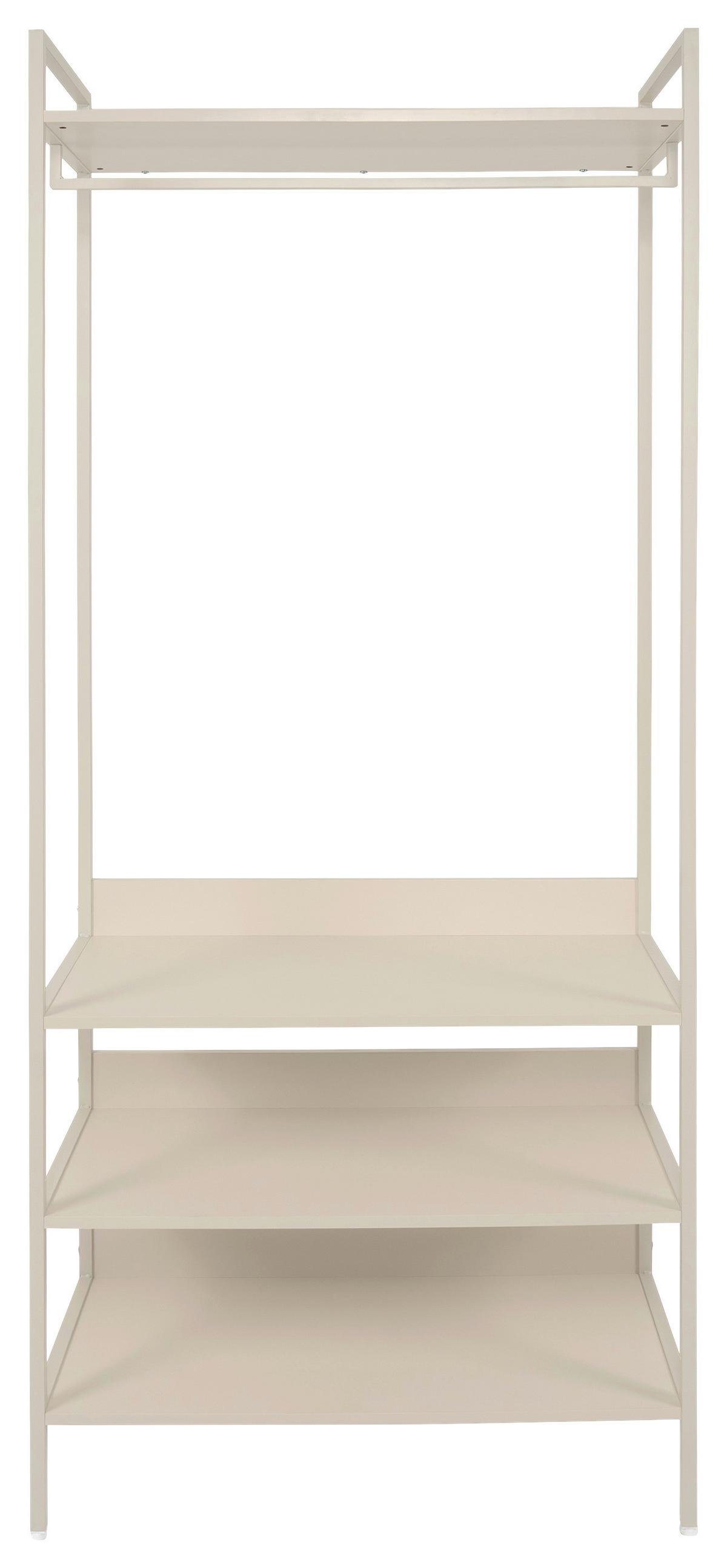 Garderobe Dhaka Kaschmir B: 84 cm - Kaschmir, MODERN, Holzwerkstoff/Metall (84/190/40cm)