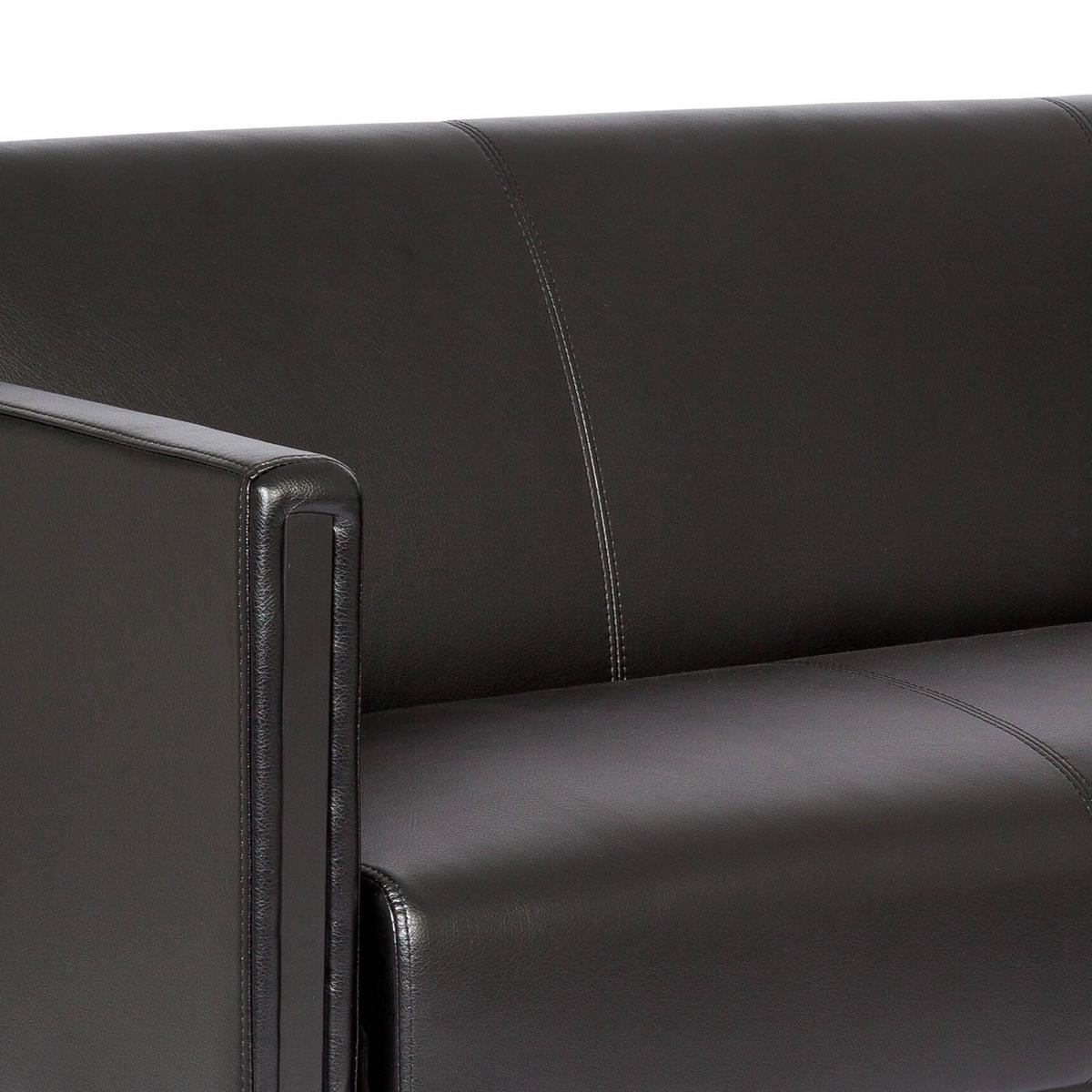 3-sitzer-sofa Bali Black Schwarz - Schwarz, MODERN, Textil (159/78/71cm) - MID.YOU