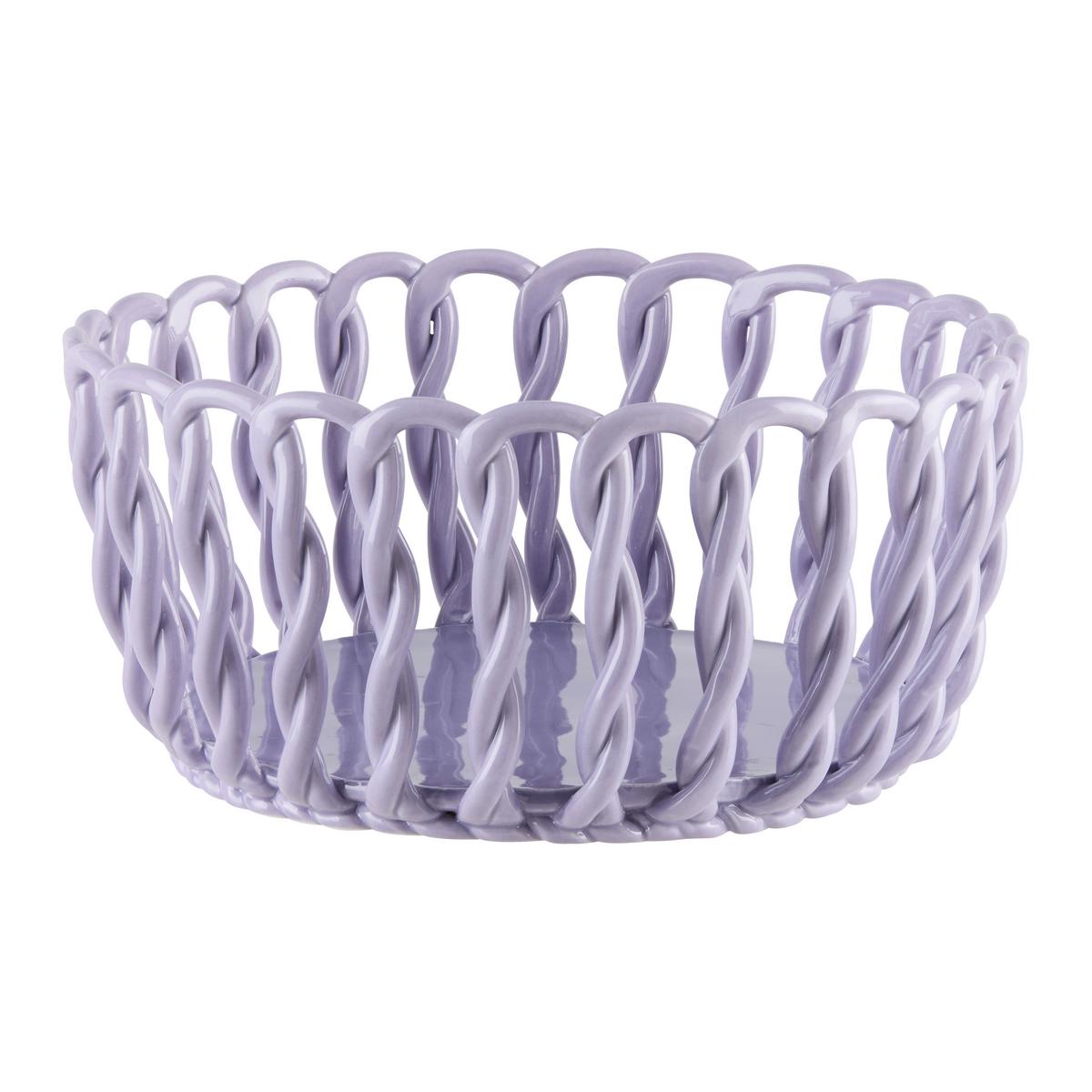 Misa na ovocie CANDY COLORS - L - lila, Modern, keramika (25/12cm) - Mömax