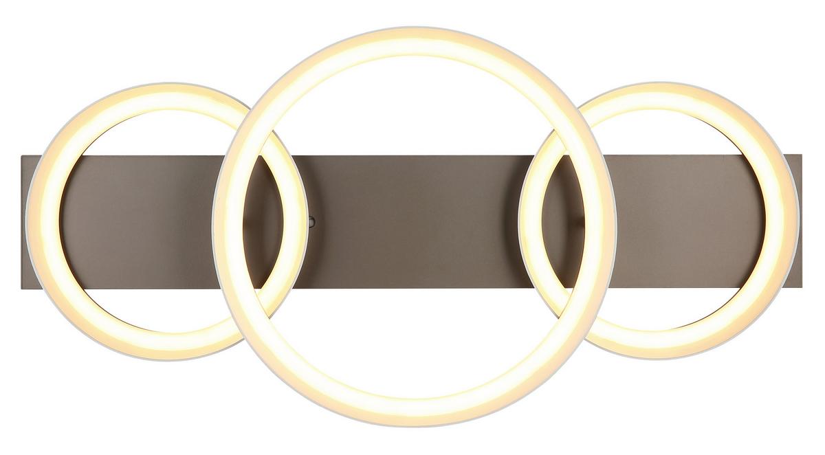 Led Mennyezeti Lámpa Camron - opál/cappuccino, Basics, műanyag/fém (70/35/12cm) - Luca Bessoni