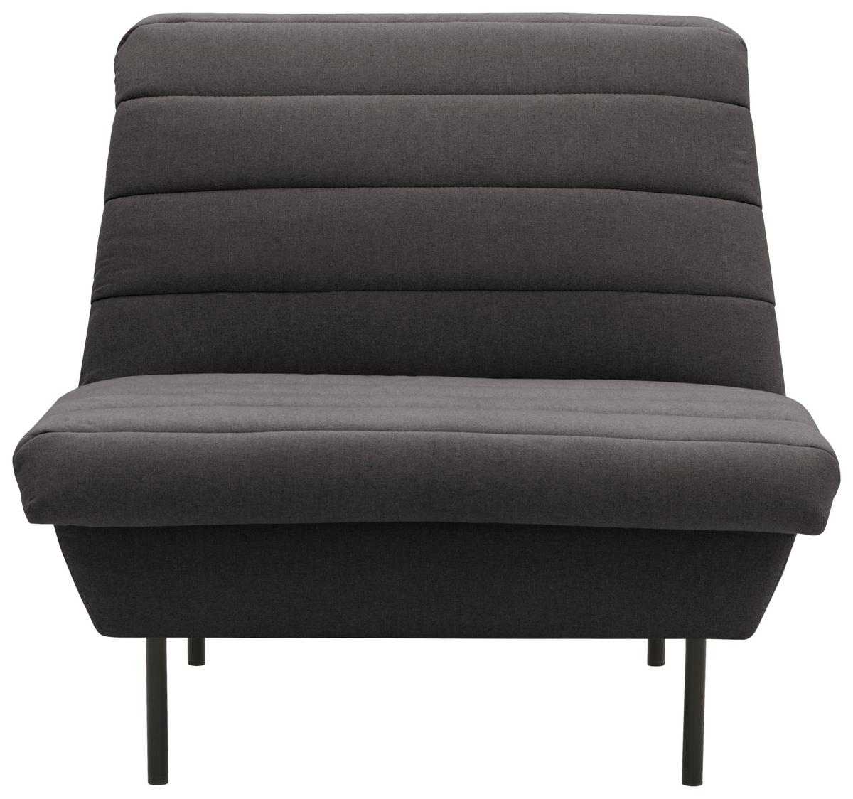 Sessel Looks Ix - Anthrazit/Schwarz, Design, Textil (92/92/103cm) - LOOKS by W.Joop