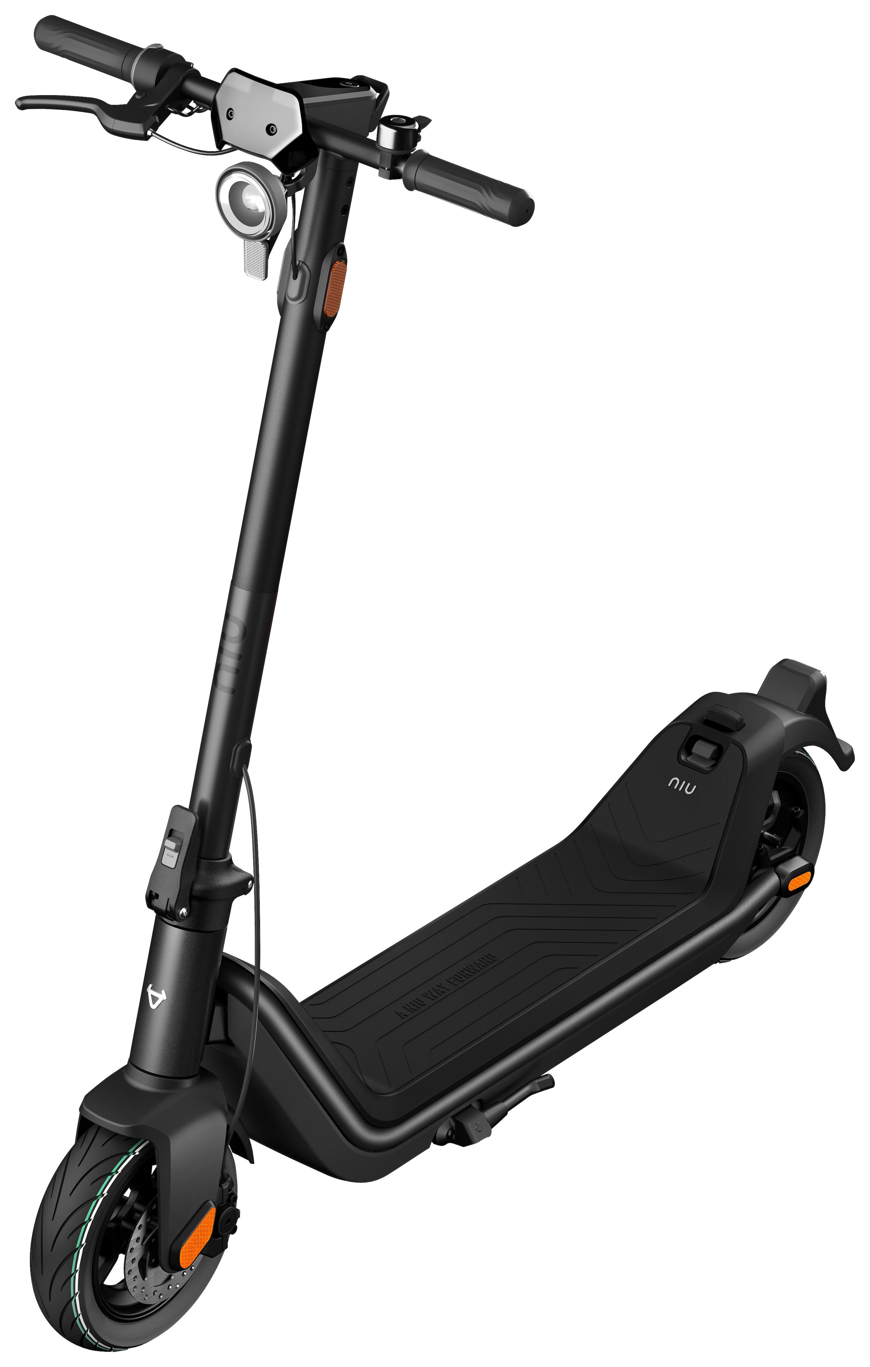 E-scooter Klappbar Niu Kqi3 Sport + Digitaler Tachoanzeige - Schwarz, KONVENTIONELL, Metall (117,3/17/120,2cm) - NIU