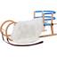 Schlitten 3-teiliges Set - Blau/Weiß, KONVENTIONELL, Holz/Kunststoff (110cm) Schlitten 3-teiliges Set - Blau/Weiß, KONVENTIONELL, Holz/Kunststoff (110cm)