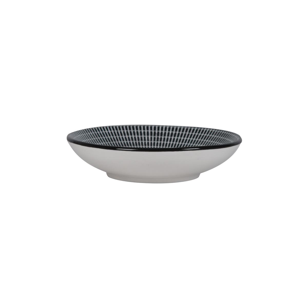 Miska na dip SHIVA - bílá/černá, Lifestyle, keramika (10,1/2,4cm) - Mömax
