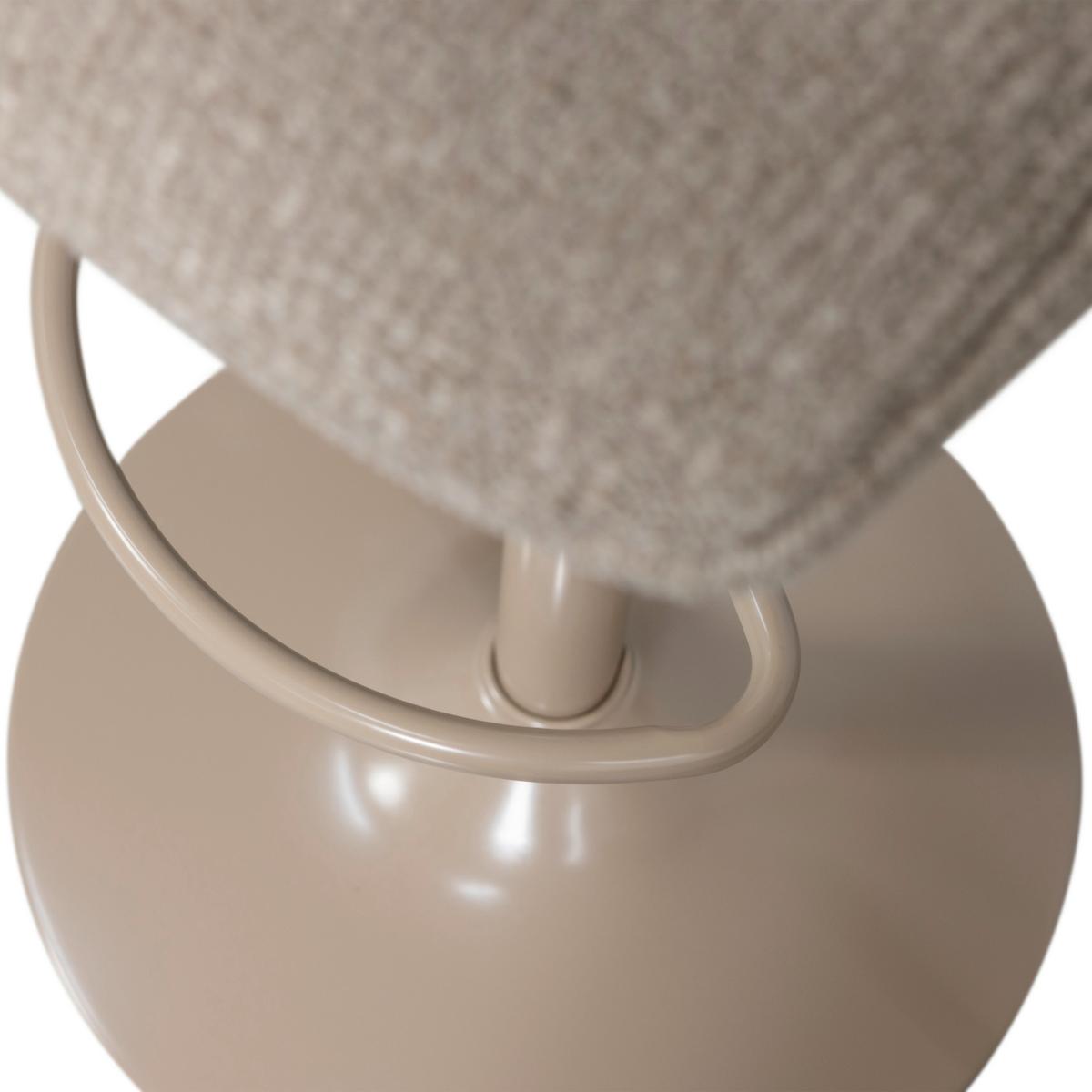 Barhocker Marten Sandfarben B: 45cm - Sandfarben, MODERN, Textil/Metall (45/110/50cm) - Livetastic