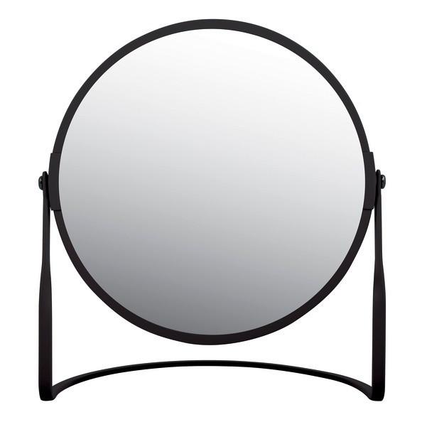 Standspiegel Akira Matt-Black - Schwarz, Basics, Glas (18,4/10,5/20cm)