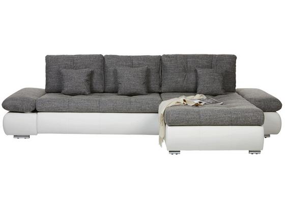 Sedacia Súprava Enrico - sivá/biela, Konvenčný, textil (303/185cm) - Based Sedacia Súprava Enrico - sivá/biela, Konvenčný, textil (303/185cm) - Based