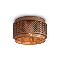 Deckenleuchte Bhutan/C/4025/Bn - Schwarz/Naturfarben, Trend, Holz (40/25cm) - Good & Mojo