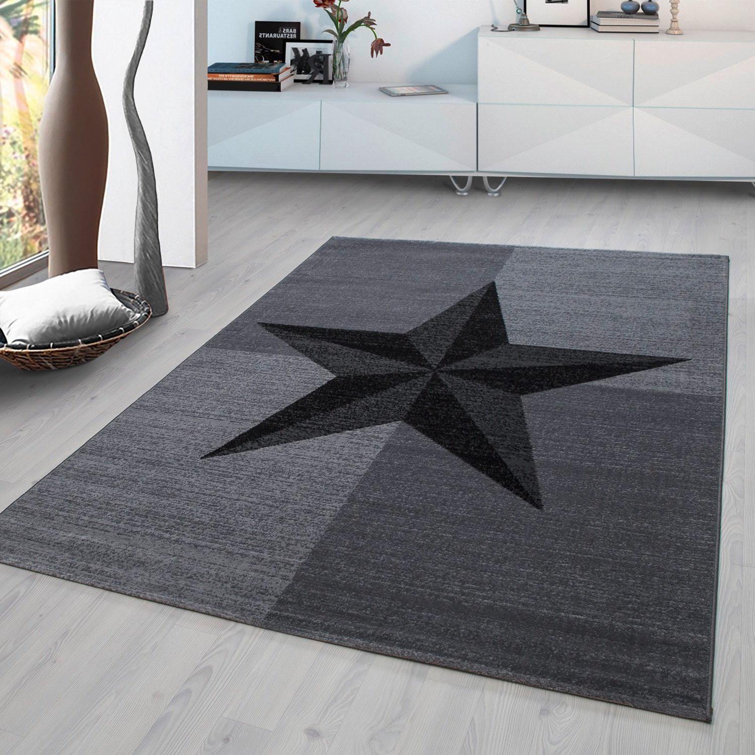 Hochflor Teppich Grau Plus 80x150 cm - Grau, Trend, Textil (80/150cm) - Novel