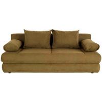 2-Sitzer-Sofa mit Schlaffunkt. und Bettkasten Clipso Olivgrün - Olivgrün, Basics, Textil (212/93/90cm) - Ondega