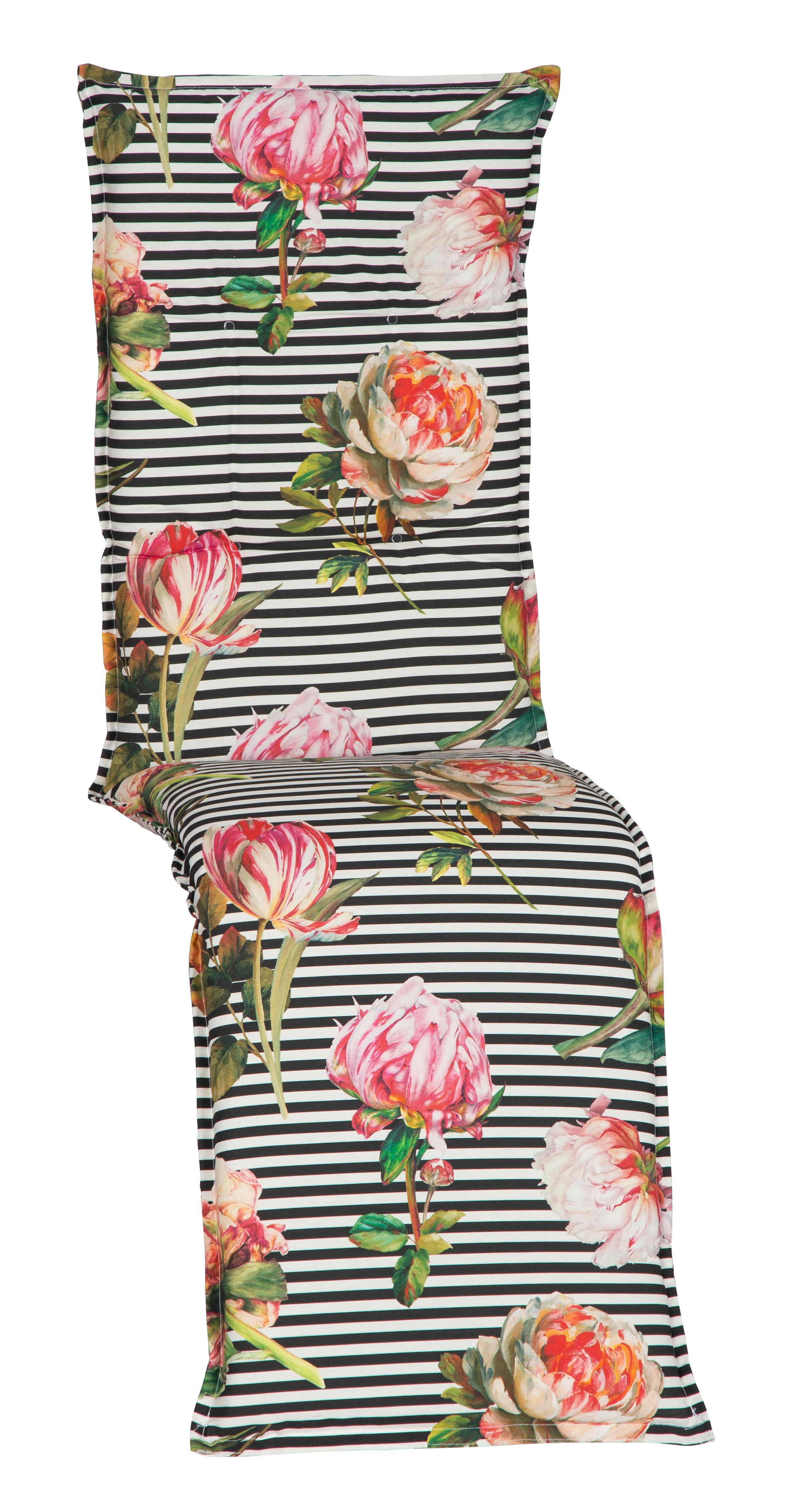 Relaxsesselauflage mit Blumenmuster